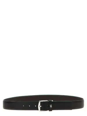Reversible belt FERRAGAMO Black
