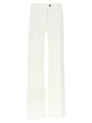 Straight jeans FERRAGAMO White