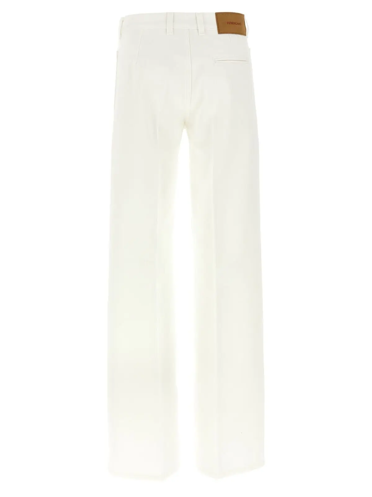 Джинси прямі Ferragamo Білі 2 Straight jeans 780548WHITE FERRAGAMO White