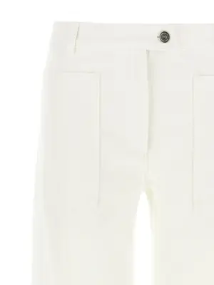 Straight jeans Woman FERRAGAMO White