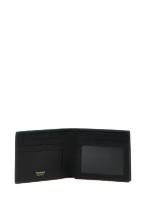 'Gancio' wallet + card holder set Man FERRAGAMO Black