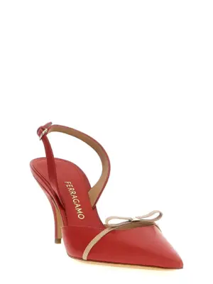 'Gylla' slingback 781092FLAMERED FERRAGAMO Red