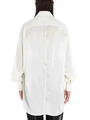 Oversize shirt Woman DI.LA3 PARI' White