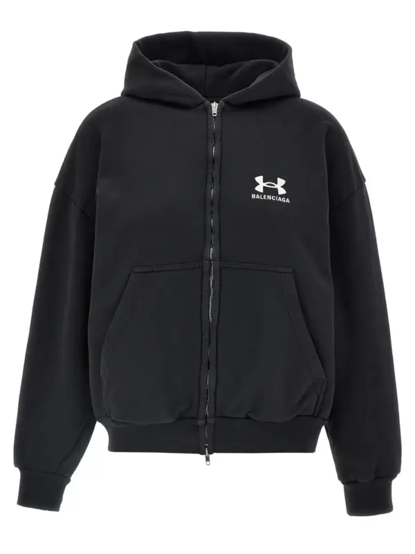 Hoodie x Under Armour® BALENCIAGA Black
