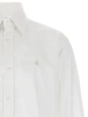 'Skull' shirt Man MCQUEEN White