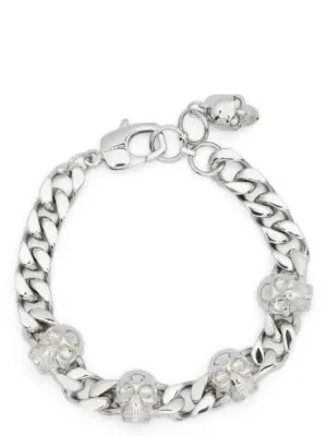 'Skull' bracelet ALEXANDER MCQUEEN Silver