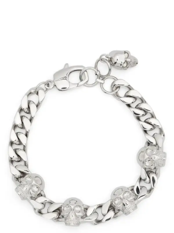 'Skull' bracelet ALEXANDER MCQUEEN Silver