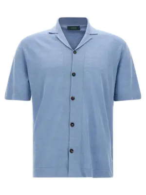 Short sleeve shirt ZANONE Light Blue