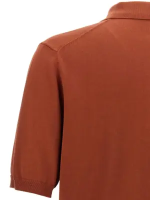 Cotton polo shirt 100% cotton ZANONE Red