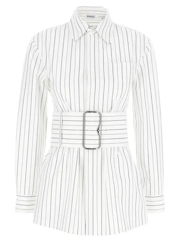Striped shirt BURBERRY White