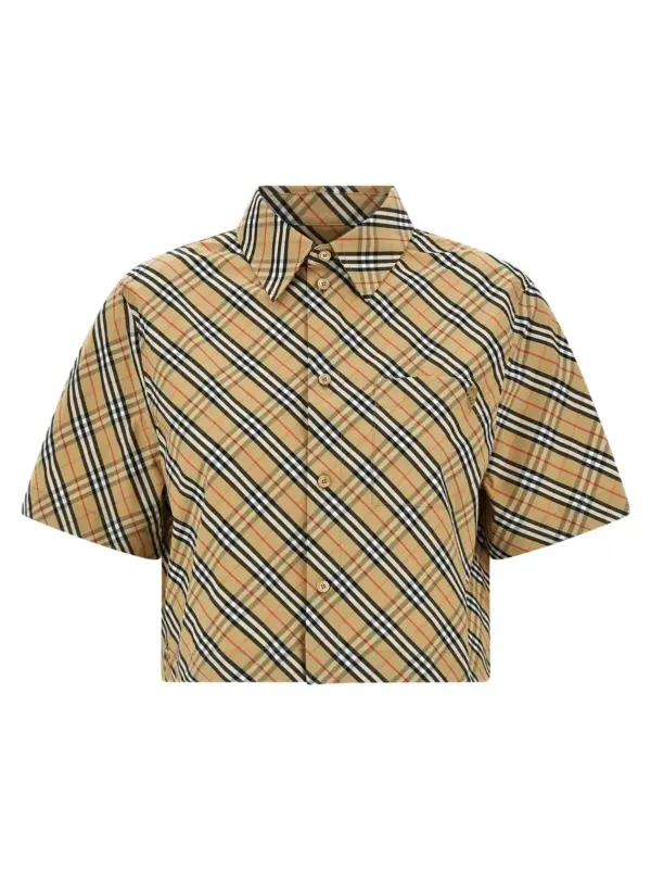 'B Shield' check shirt BURBERRY Multicolor
