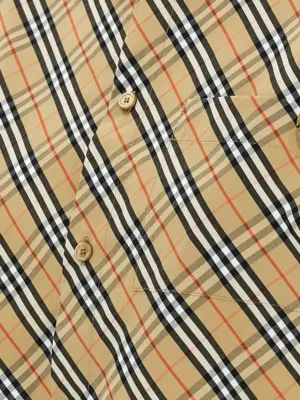 'B Shield' check shirt 100% cotton BURBERRY Multicolor