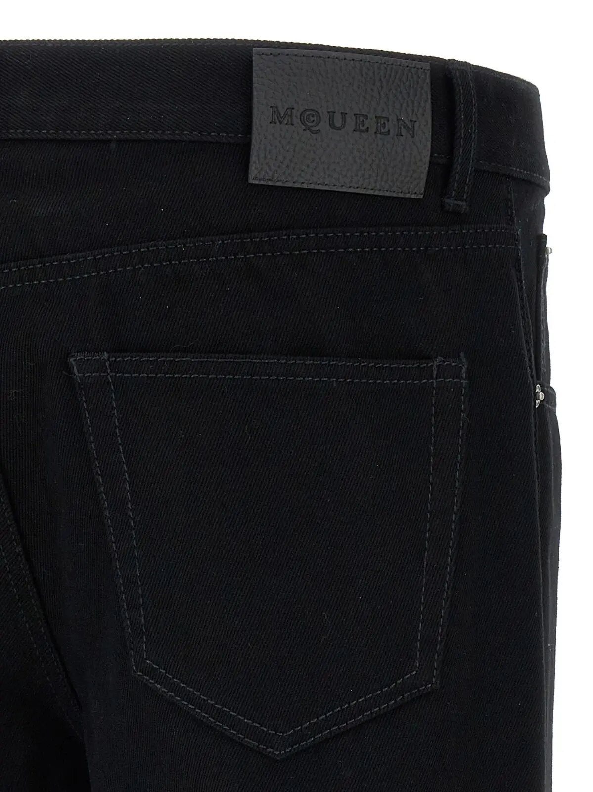 Джинси Mcqueen Skull Чорні 4 'Skull' jeans 100% cotton MCQUEEN Black