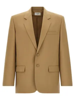 'Yves' blazer SAINT LAURENT Beige