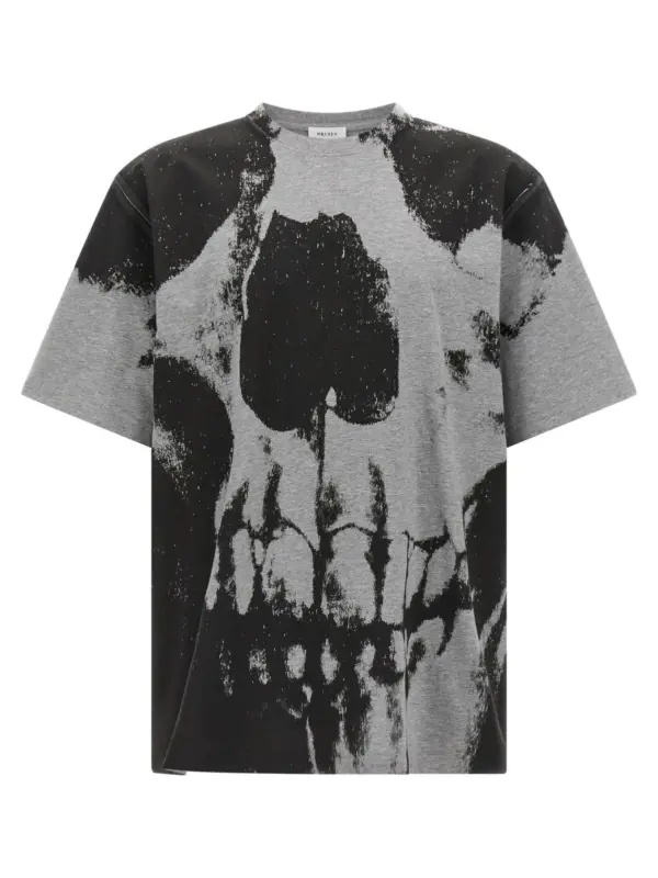 'Skull' T-shirt MCQUEEN Gray