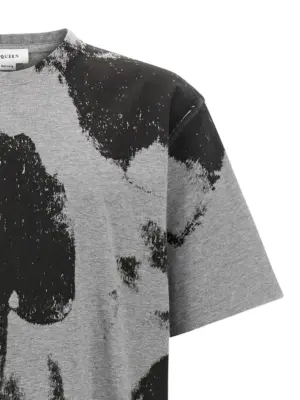 'Skull' T-shirt Man MCQUEEN Gray