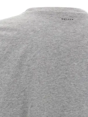 'Skull' T-shirt 100% cotton MCQUEEN Gray