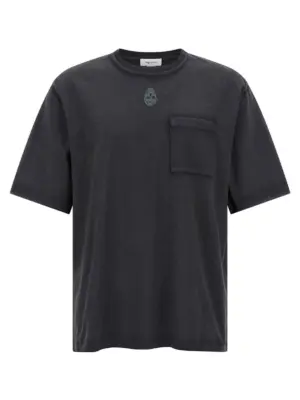 'Skull' T-shirt MCQUEEN Black