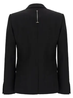 'Barathea' blazer 816204QVAAA1000 MCQUEEN Black