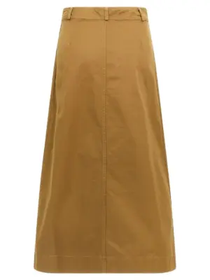 Midi skirt 817344Y04VY2100 SAINT LAURENT Brown