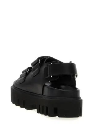 'Parachute' sandals Woman MCQUEEN Black
