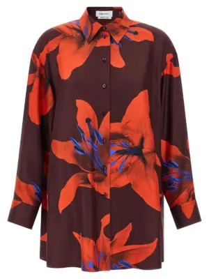 'Flame Lily' shirt MCQUEEN Multicolor