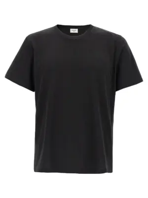 'Cassandre' embroidery t-shirt SAINT LAURENT Black