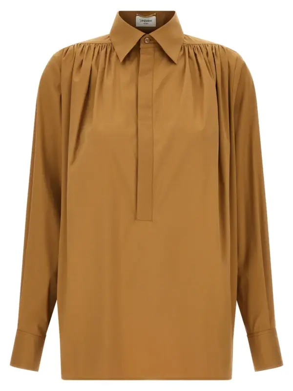 'SX07' blouse SAINT LAURENT Brown