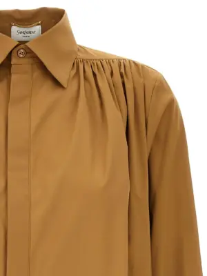 'SX07' blouse Woman SAINT LAURENT Brown