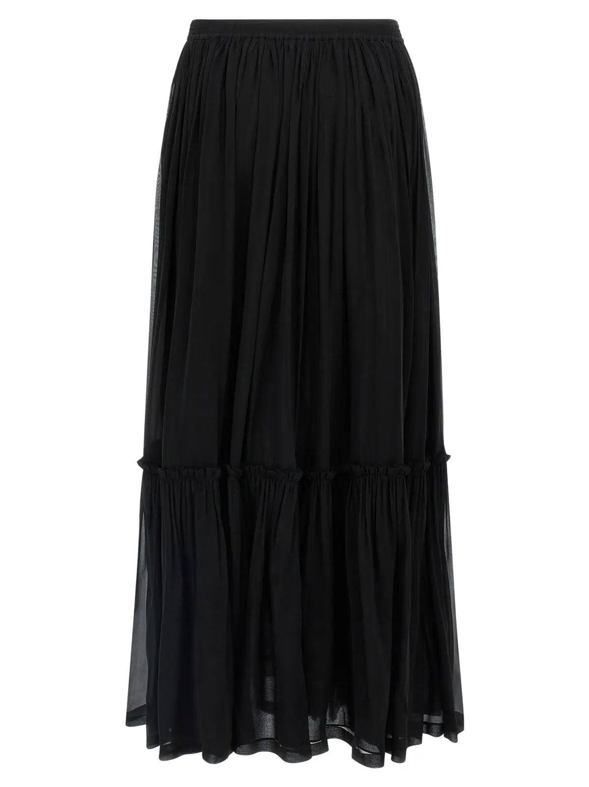 Спідниця Saint Laurent Довга Чорна 2 Long skirt 823141Y115W1000 SAINT LAURENT Black