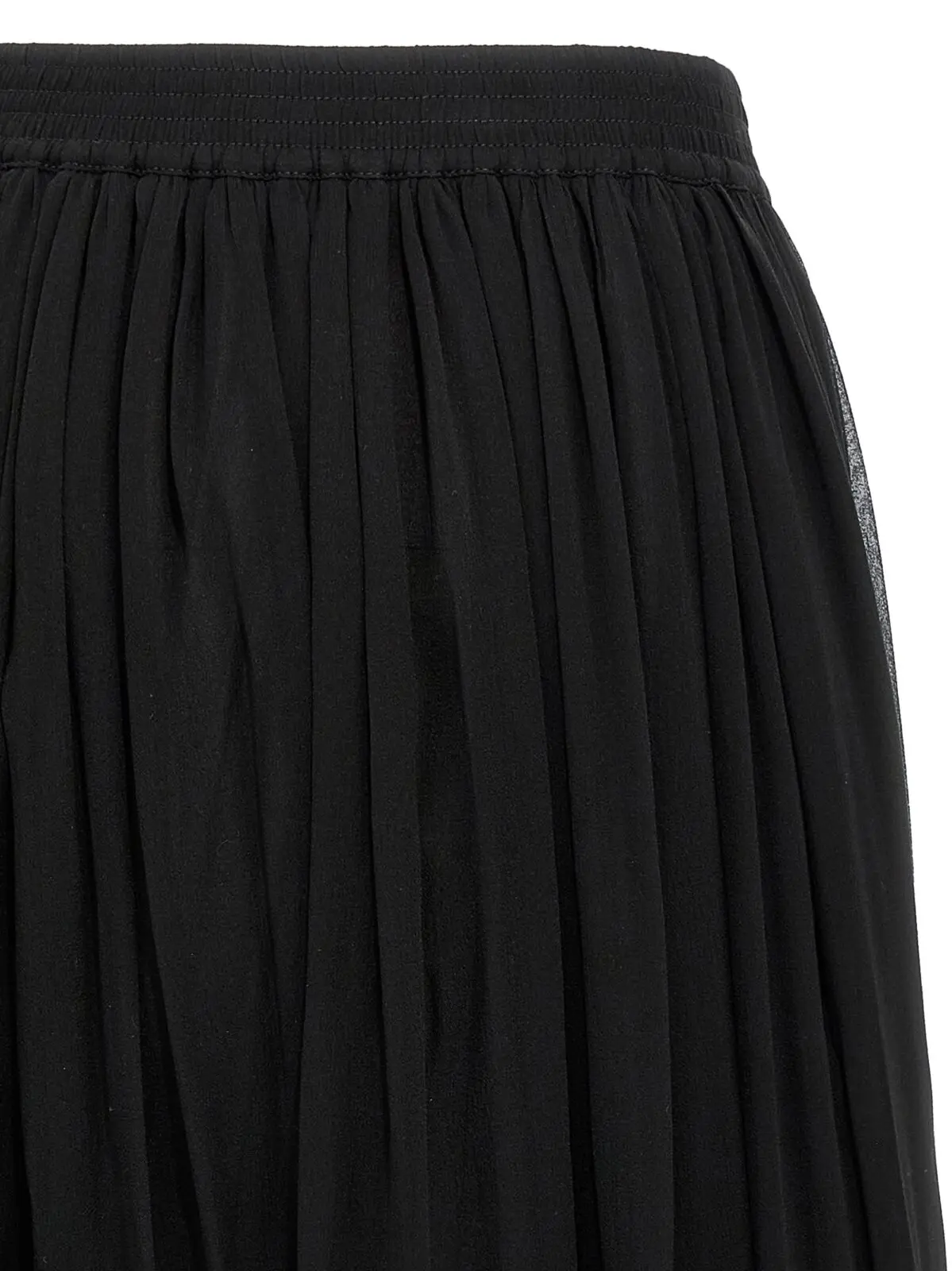 Спідниця Saint Laurent Довга Чорна 4 Long skirt 100% silk SAINT LAURENT Black