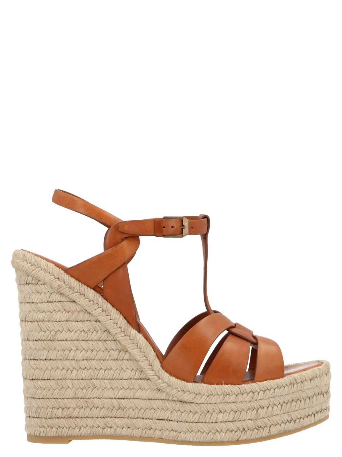 Еспадрильї Saint Laurent Tribute Коричневі 1 Tribute Espadrilles SAINT LAURENT Brown