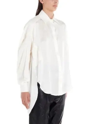 Oversize shirt C03AVORIO DI.LA3 PARI' White