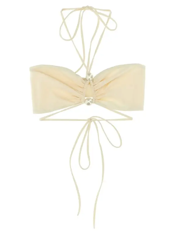 'Swim Bra 03' bikini top MAGDA BUTRYM White