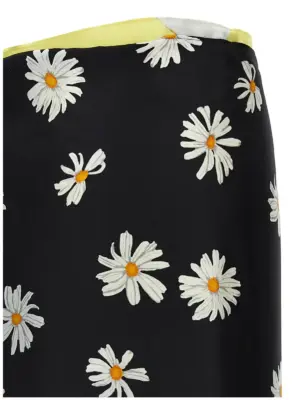 Printed skirt 100% silk MOSCHINO Multicolor
