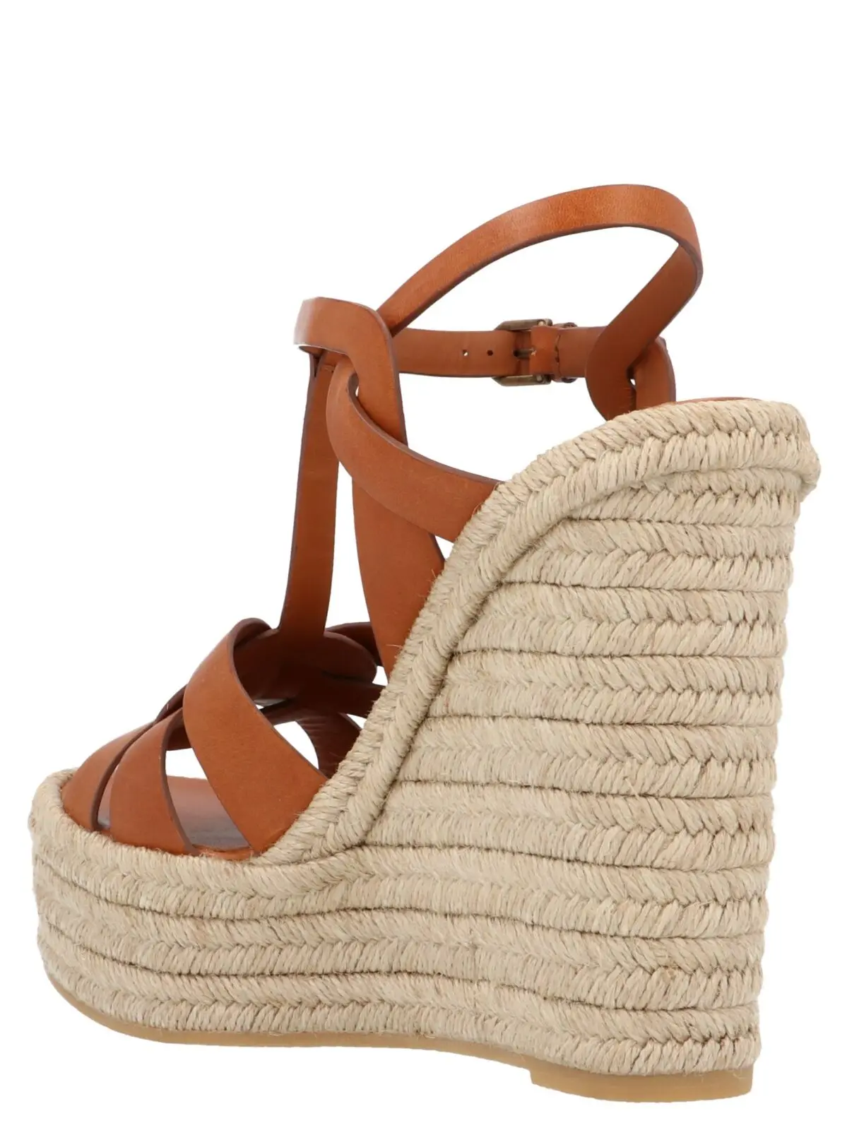 Еспадрильї Saint Laurent Tribute Коричневі 2 Tribute Espadrilles 611924BDA002206 SAINT LAURENT Brown