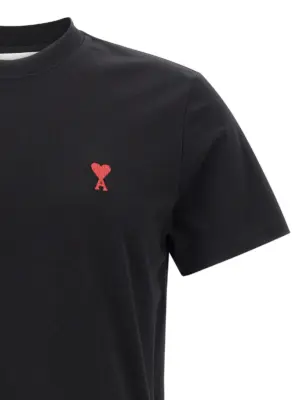'Ami de Coeur' T-shirt Unisex AMI PARIS Black