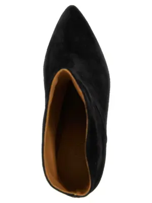 'Loline' ankle boots 100% calfskin leather ISABEL MARANT Black