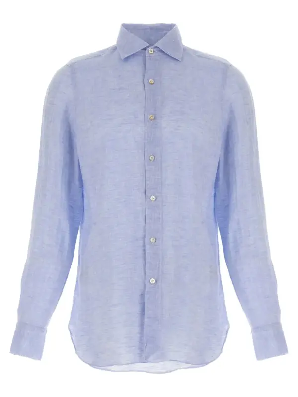'Gaeta' shirt FINAMORE Light Blue