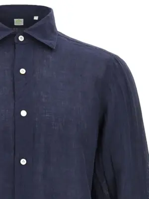 'Gaeta' shirt Man FINAMORE Blue