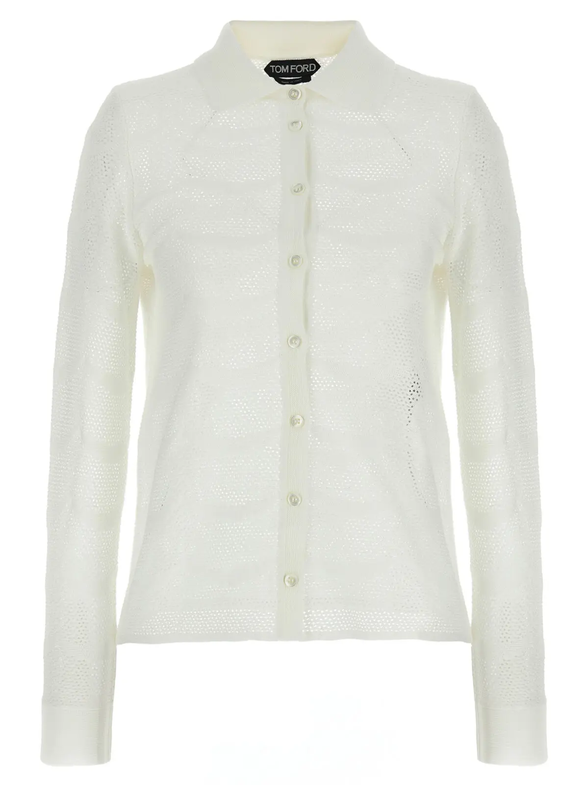 Кардиган Tom Ford Openwork Білий 1 Openwork cardigan TOM FORD White