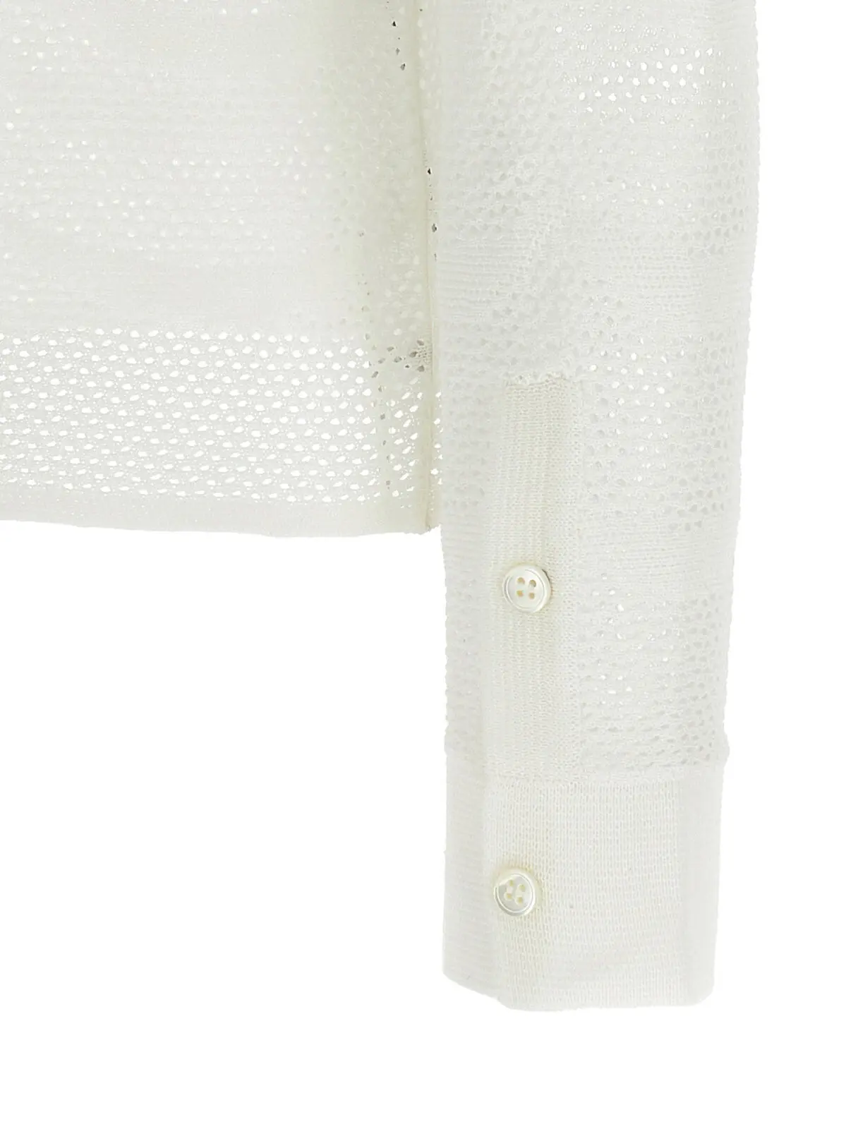 Кардиган Tom Ford Openwork Білий 4 Openwork cardigan 57% cotton