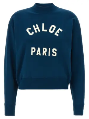 Logo sweatshirt CHLOÉ Blue