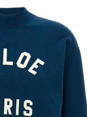 Logo sweatshirt Woman CHLOÉ Blue