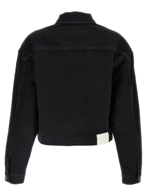'Dave' jacket DAVEWASHED GREY LOULOU DE SAISON Black