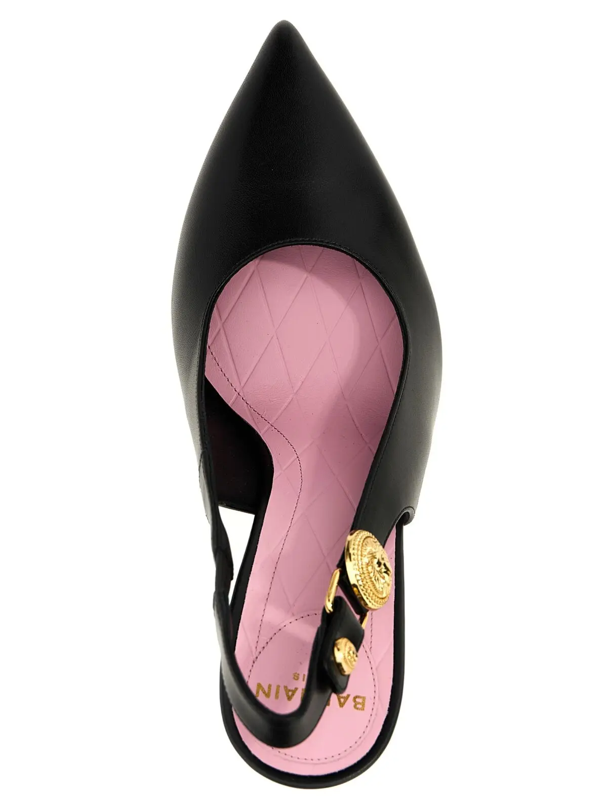 Туфлі слінгбеки Balmain Eva Чорні 4 'Eva' slingback 100% calfskin leather (Bos Taurus) BALMAIN Black