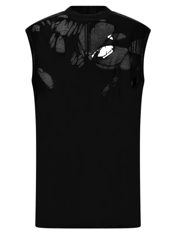 'Tarp T' top DRKSHDW Black