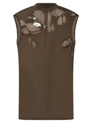 'Tarp T' top DU01E3158BHDSD34 DRKSHDW Gray