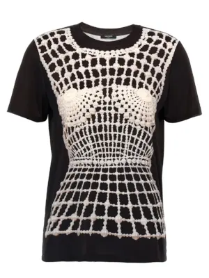 Trompe l'oeil t-shirt BALMAIN Black