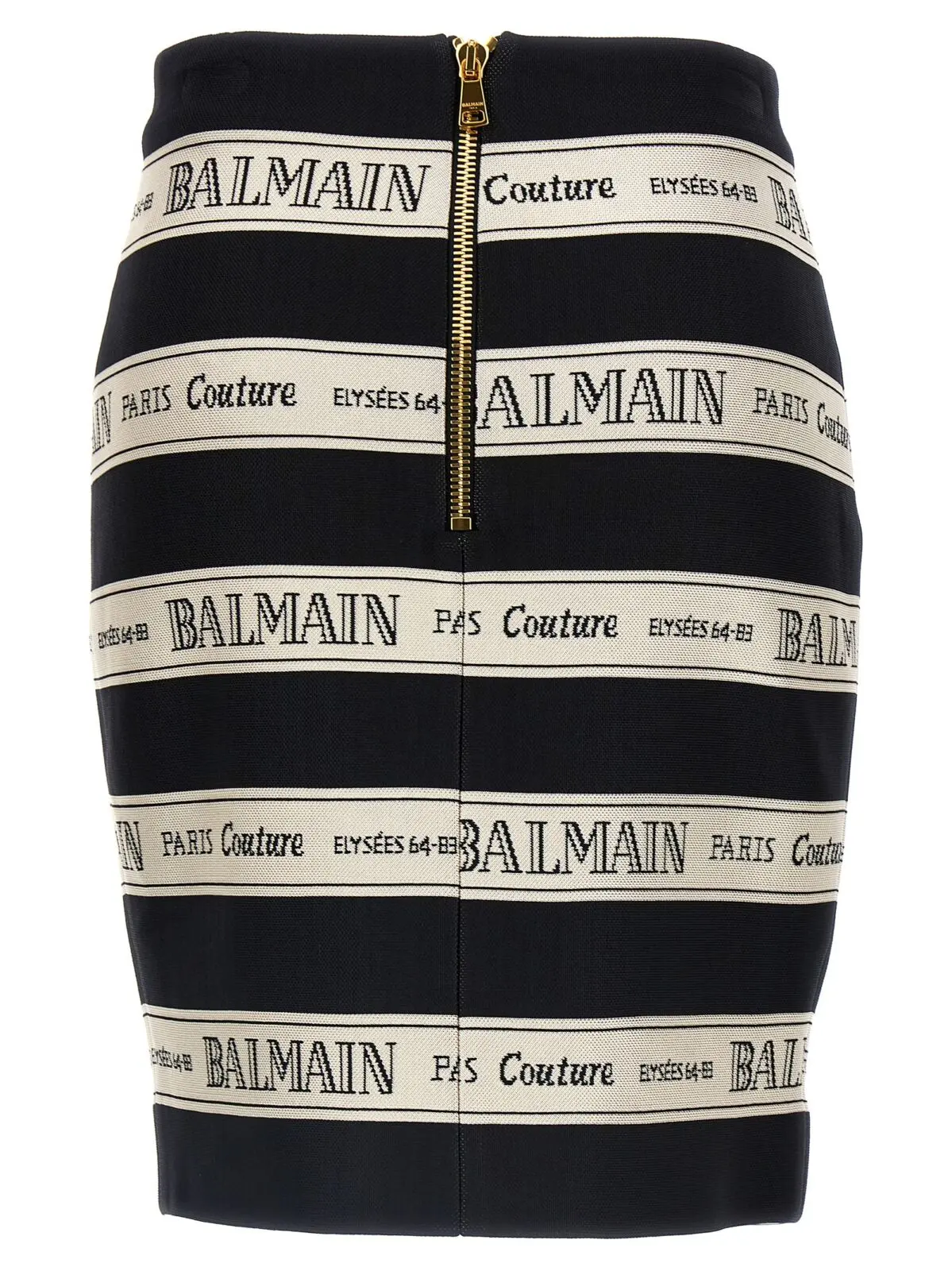 Спідниця Balmain Nastro Balmain Чорна 2 'Nastro Balmain' skirt EF1LC245JJ95EDY BALMAIN Black